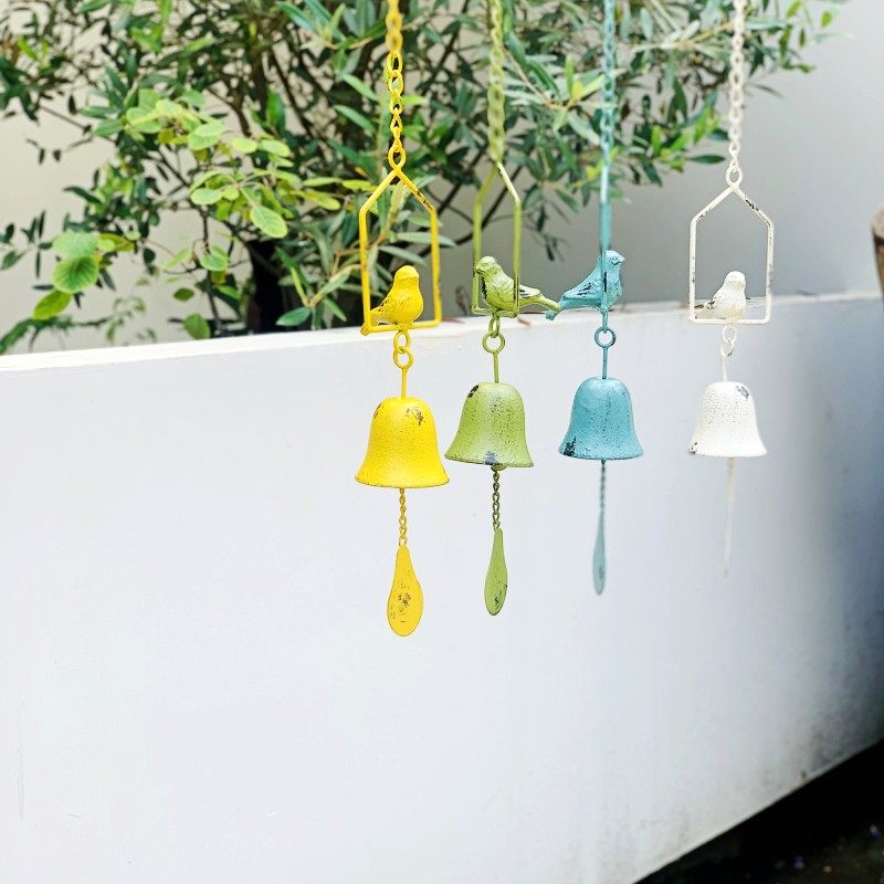 美式铁艺复古悬挂小鸟猫头鹰风铃花园庭院装饰铸铁铃铛创意挂饰,家居饰品,装饰摆件,淘宝优惠券,粉丝福利购,淘宝优惠卷