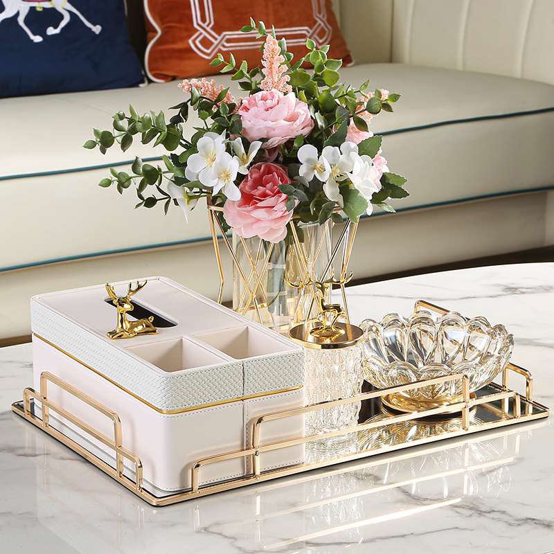 轻奢肤感高档编织纸巾盒家用茶几收纳盒桌面多功能餐巾卫生纸盒套