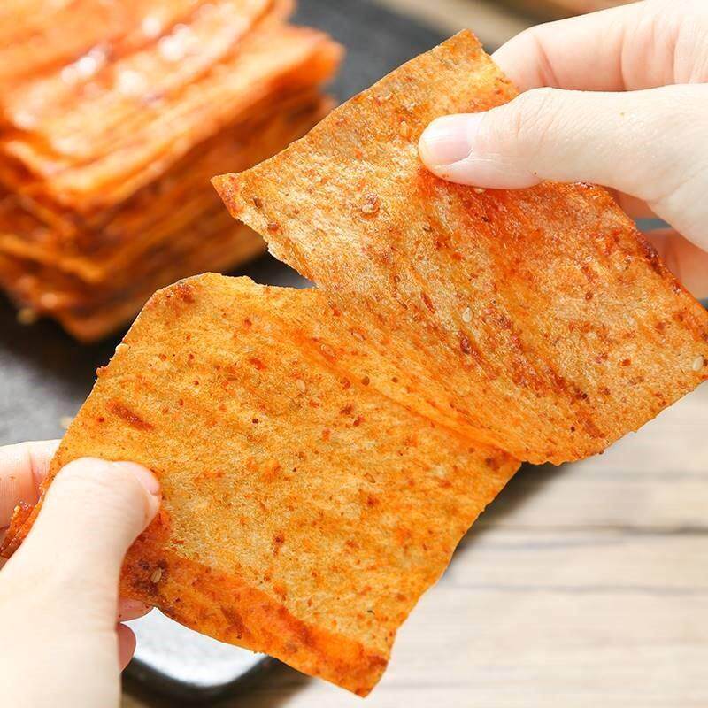 现货湘扬农庄平江大辣片麻辣过瘾经典手撕大辣片网红零食辣条