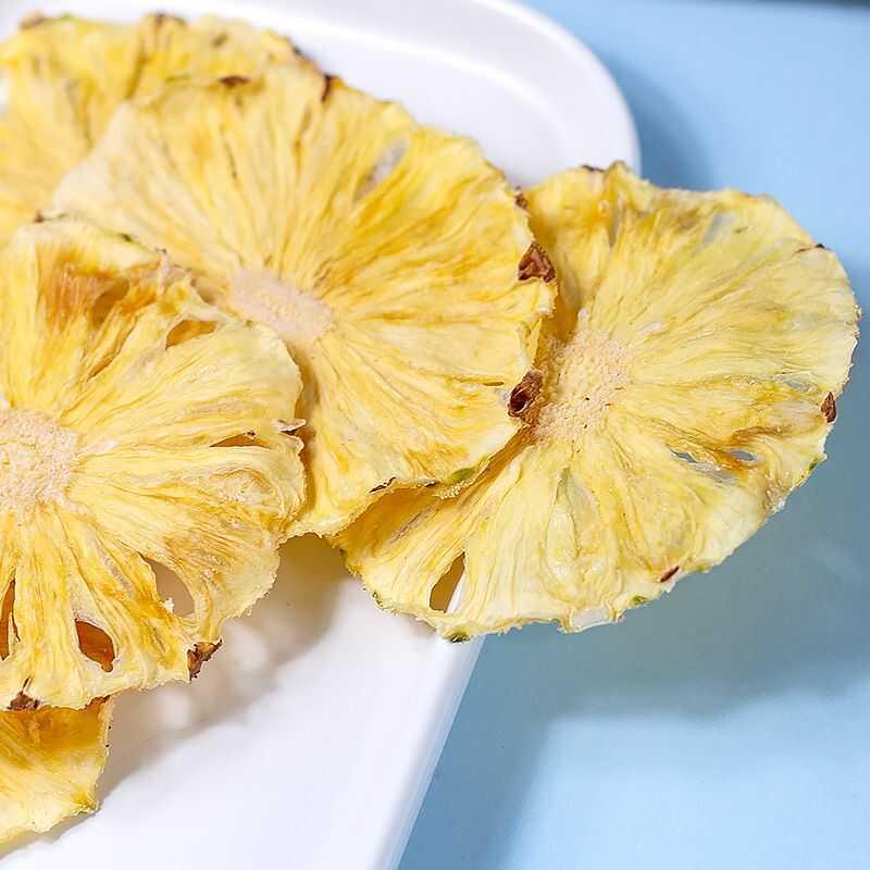 现货烘干 干凤梨干 干凤梨干 干片果片波罗干 干果水果干 干波萝