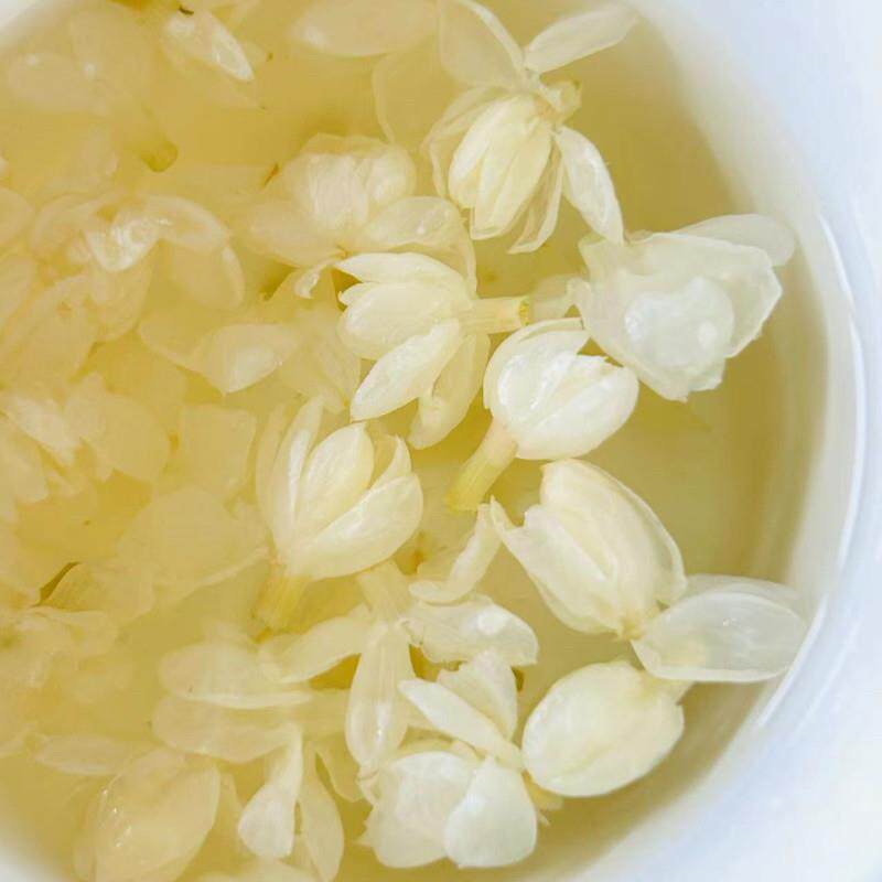 现货谢大高罐装茉莉花雪球横县特产花干燥花朵去梗新花苞泡茶20g/