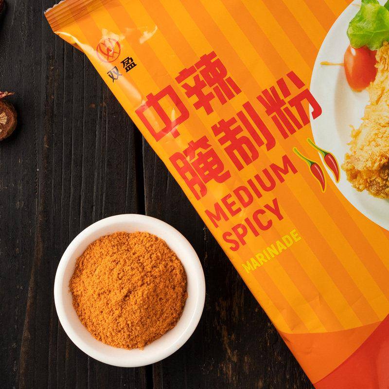 现货双盈中辣腌制粉华来仕连锁店中辣粉炸鸡腌料专用辣味汉堡鸡腿