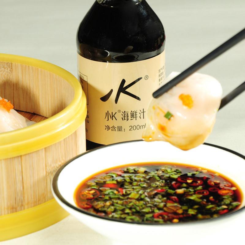 现货滑嘟嘟小K海鲜汁肥牛汁豆捞酱油火锅蘸料小龙虾海鲜寿司200ml
