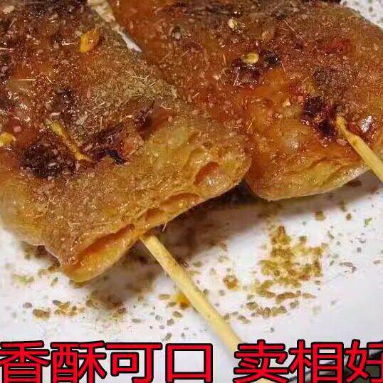 现货豆腐串干货 素串夜市烧烤豆皮串商用120串火锅麻辣烫豆制品豆