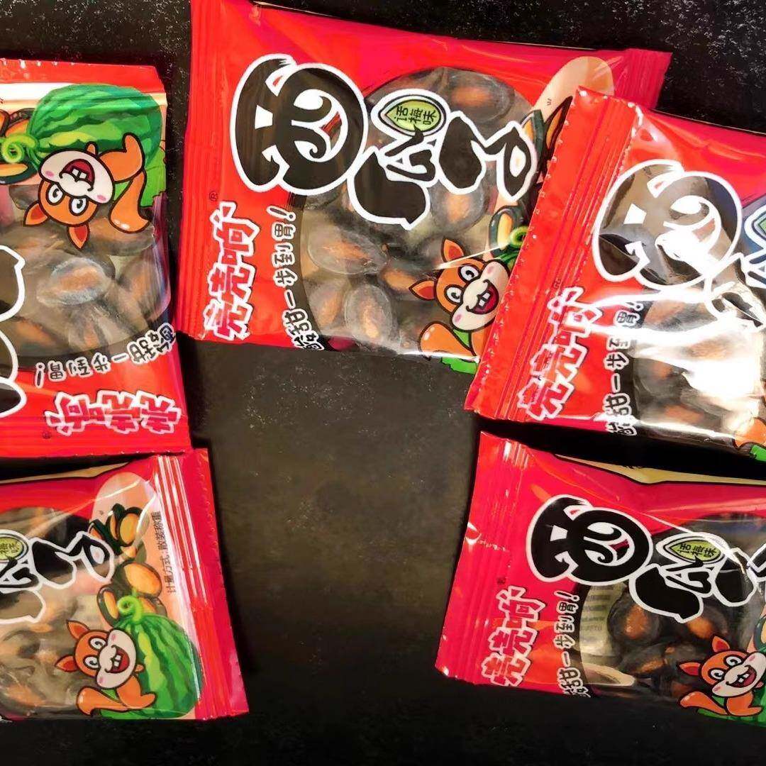 现货壳壳响话梅味西瓜子大粒薄皮黑瓜子包装炒货新货过年零食