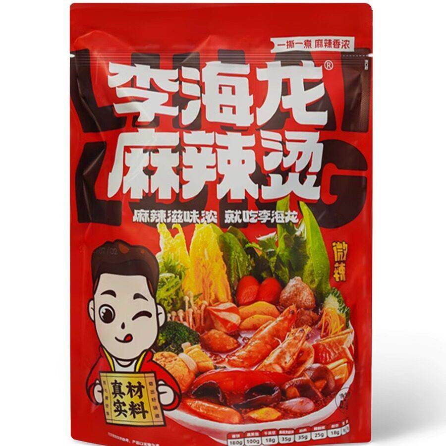 现货李海龙麻辣烫正宗东北老式麻辣烫面袋装煮食速食食品浓汤官网