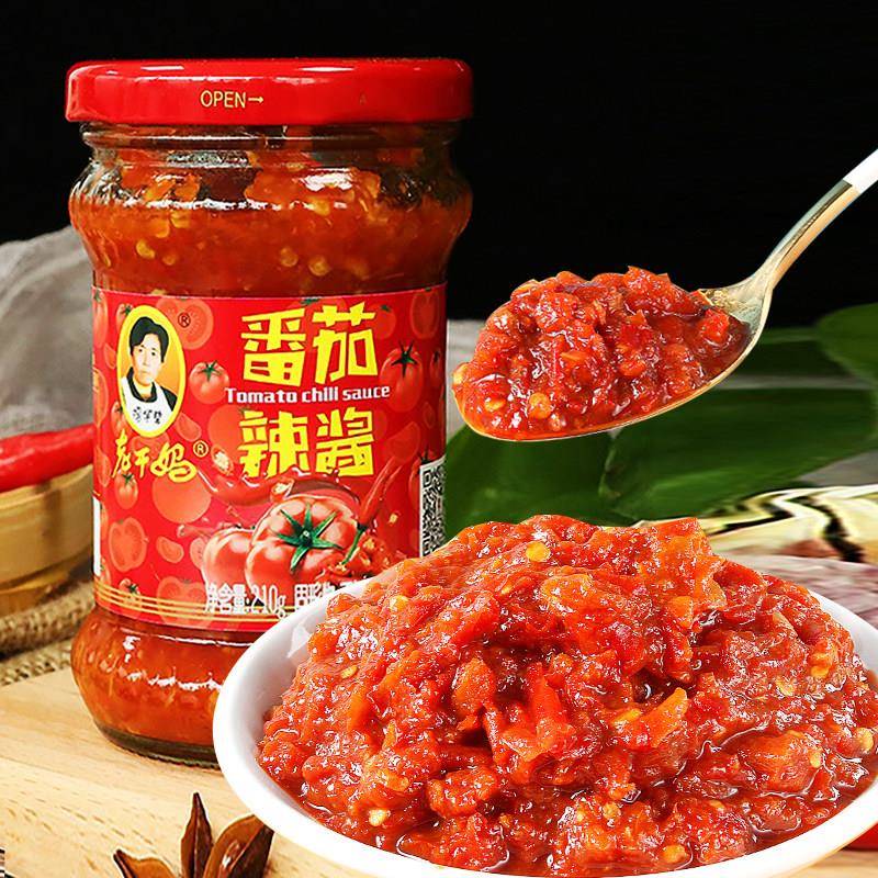 现货【老干 干妈旗舰店】老干 干妈番茄辣酱拌饭酱料辣椒酱贵州特