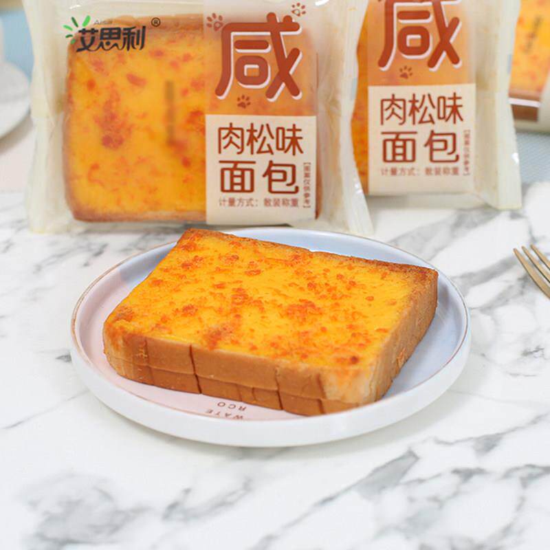 现货艾思利肉松面包整箱夹心吐司儿童早餐面包代餐蛋糕点心休闲零