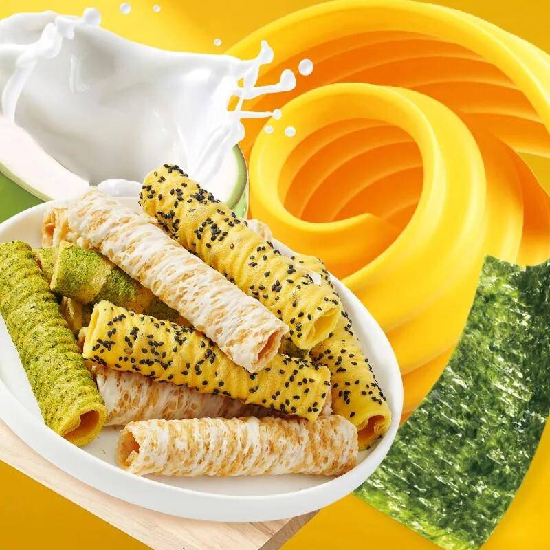 现货蛋卷生椰海苔脆皮手工饼干香脆鸡蛋爆款休闲解馋零食整箱独立