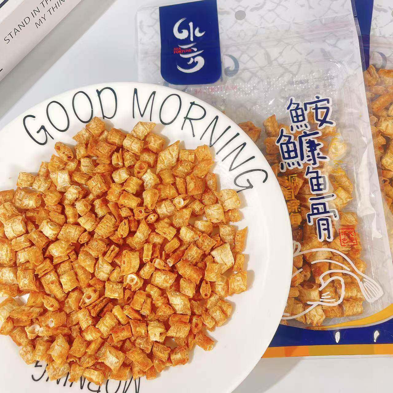 现货水一方鱼骨海鲜即食小吃鱼骨头酥脆大连特产袋装网红休闲零食