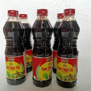 新货越南酱油CHIN-SU三太子黄豆酱油金苏生抽酿造500ml瓶 包邮