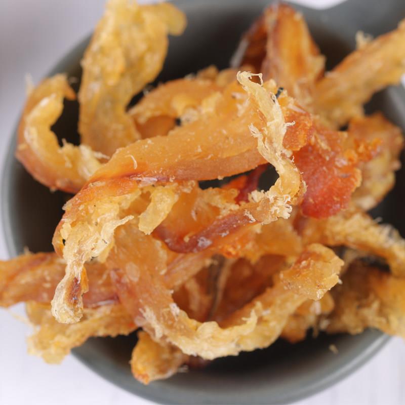 现货大海味道烤鱼肉500g包邮烤鱼片鳕鱼鱼脯有刺零食模拟红烧蟹肉