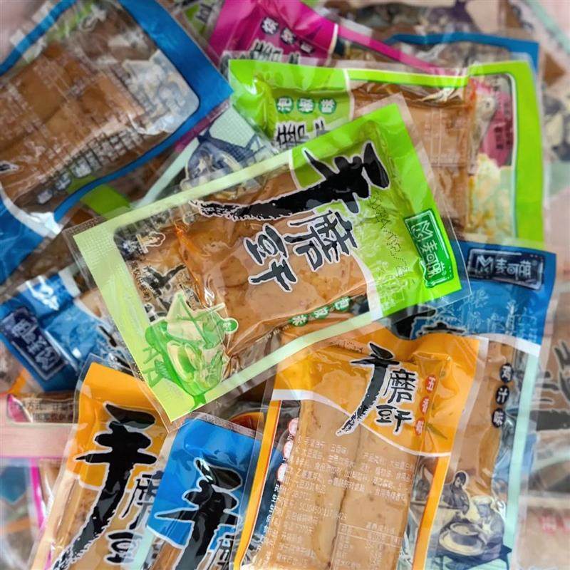 新货重庆特产手磨豆干不辣手撕独立小包装麻辣豆腐干泡椒五香
