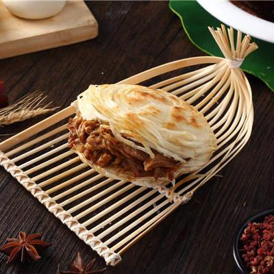 现货赶骆驼老潼关肉夹馍饼胚潼关千层饼手工肉夹馍冻饼120个商用