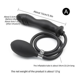 Silicone Out Big Inflated Anal Super Dildo Exp Pump PlMug