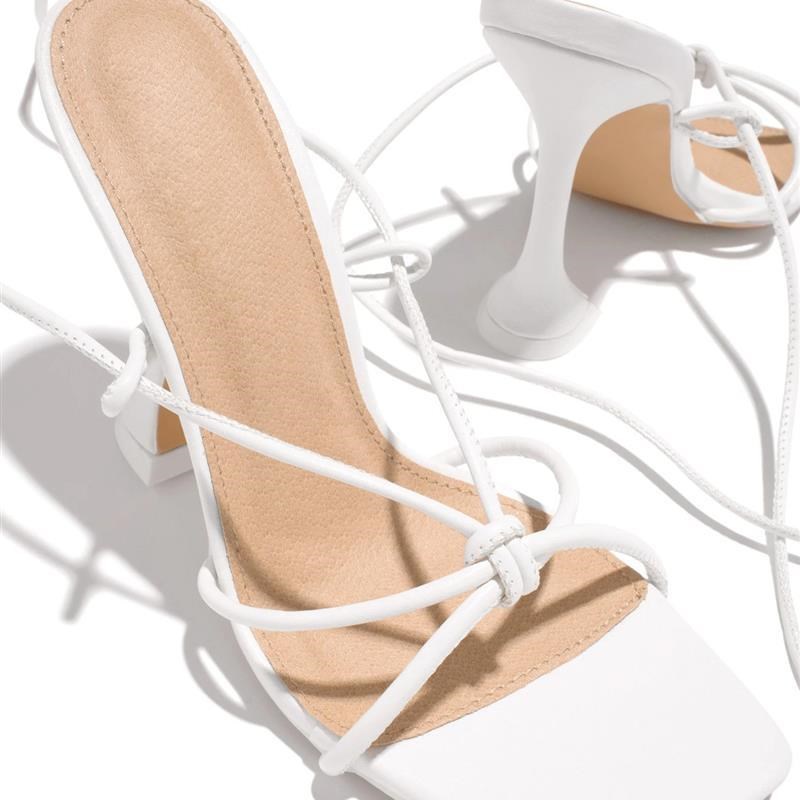 High heels plus size wine glaDss heel sexy sandals 性感凉鞋