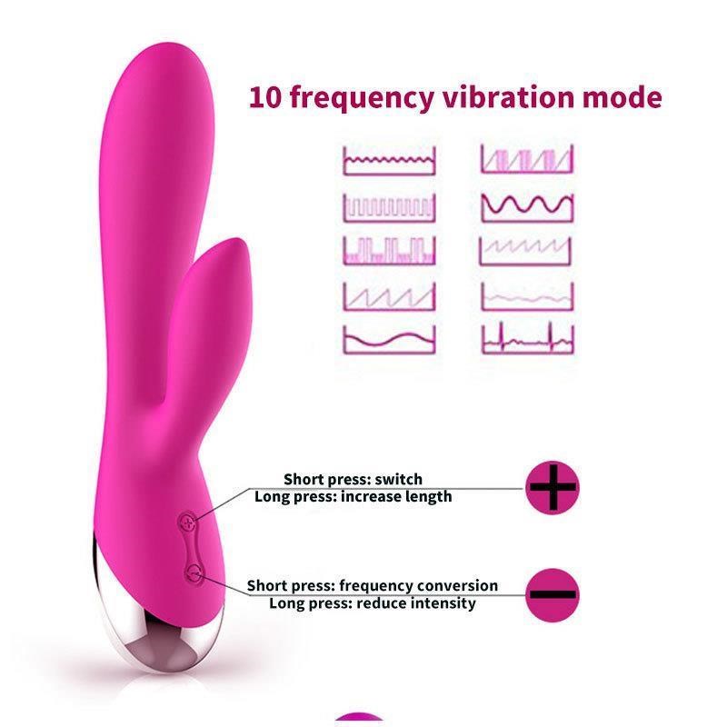 10 Speed G Spot Vibrator USxB Rechargeable Powerful Dildo Ra