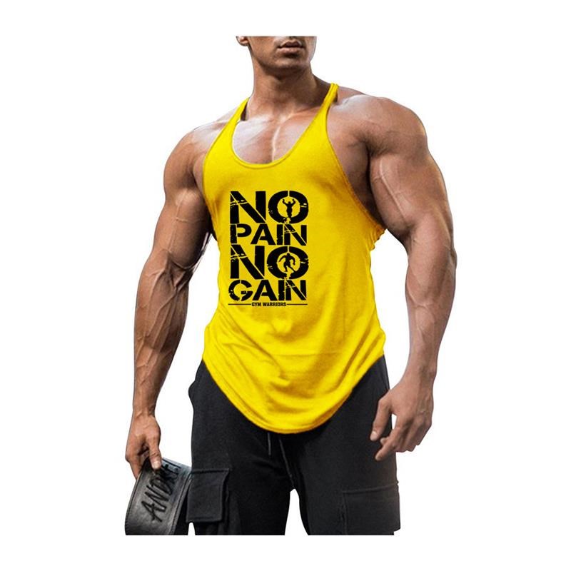 Gym Fashion Workout Man Undershirt Clothing Tank ToWp Mens B