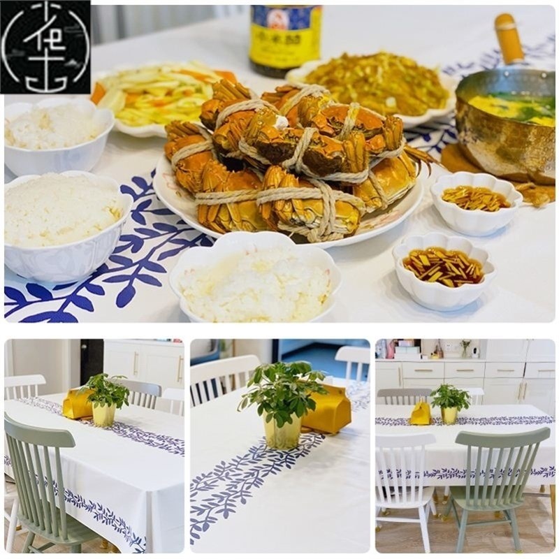 Europeaen table cover waterproof mat PVC tablecloth 桌布