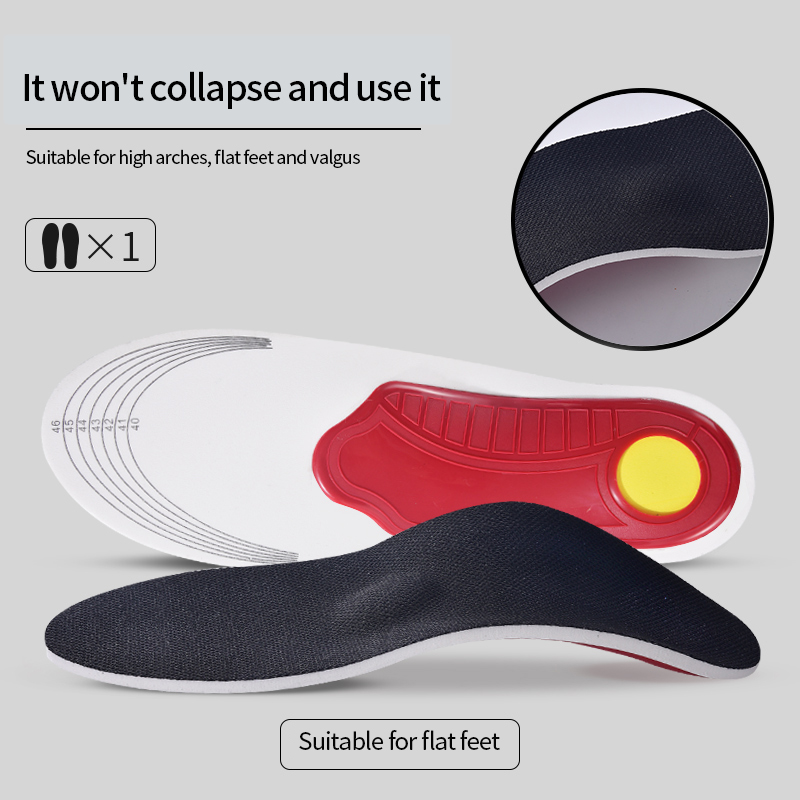 Men's 3D Premium Comfortabwle Orthotics Flat Foot Insole Arc