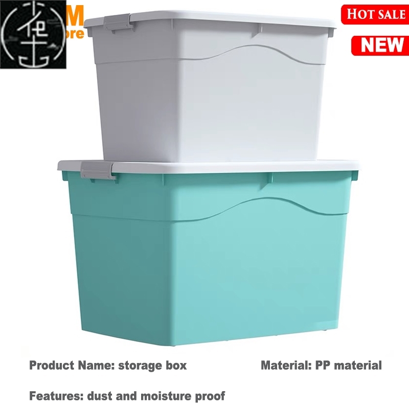 Large plastic storage box moving Eboxes packing quilt Storag
