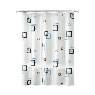 curtain checkered bathrgoom PEVA Environmental shower The