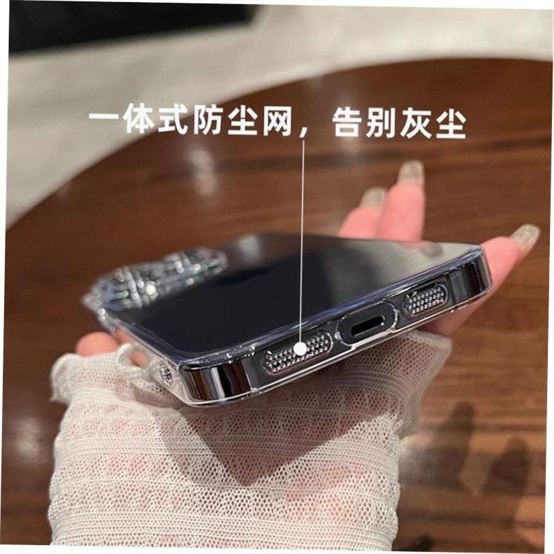 适用iPhone 15 14k Pro Max Hard Case w/ Lens Protect Glass iP