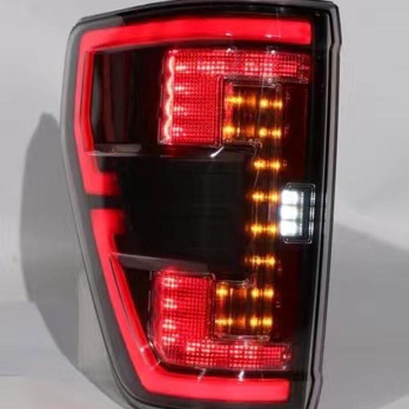 适用2022-2023年福特猛禽F150尾灯中规猛禽改装LED行车灯刹车警示