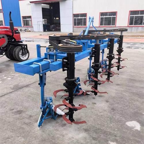 4铧旋犁一体机翻地碎土耕地机四轮带的开荒农业机器