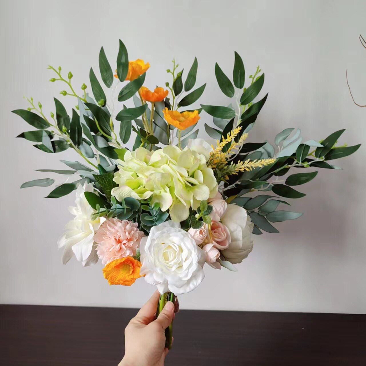 M170简约风小花束仿真绢花摆件