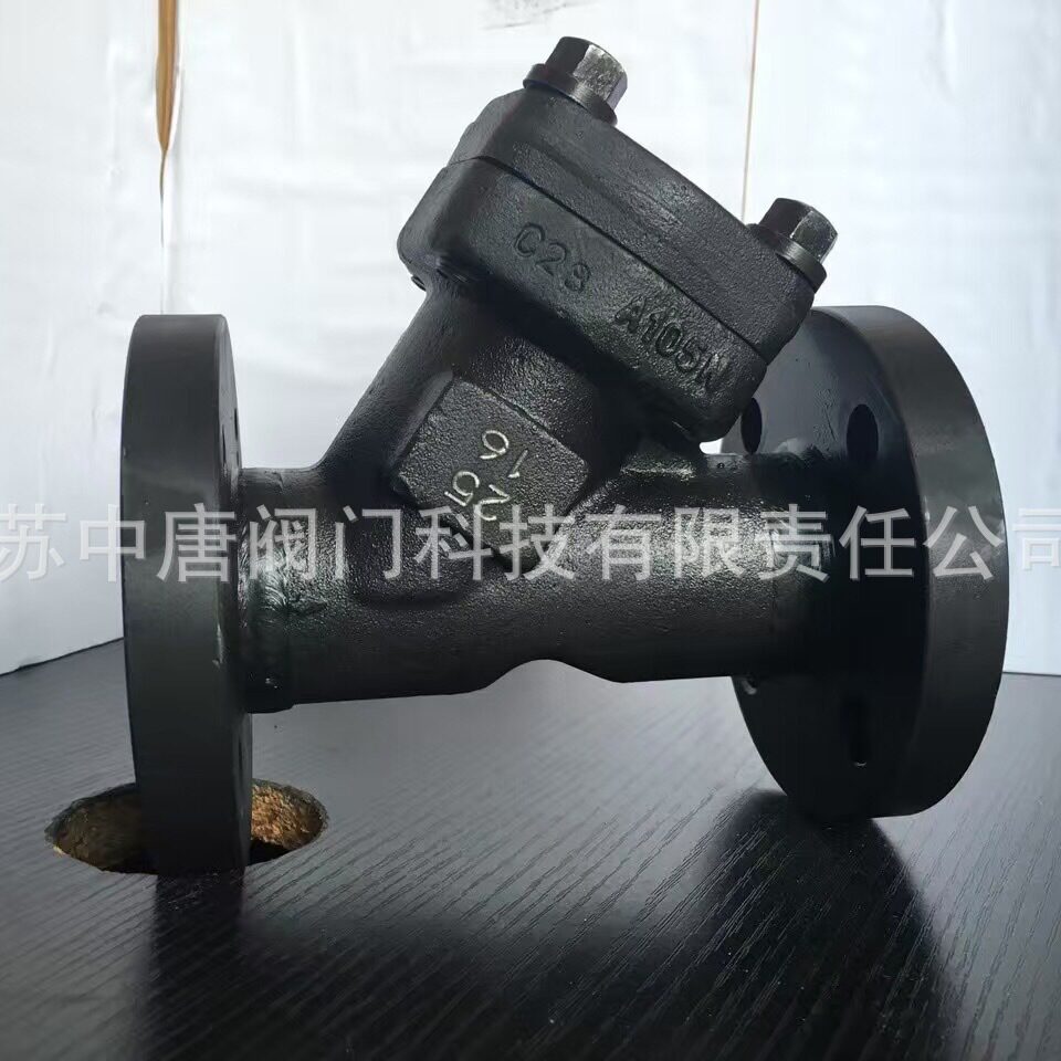 F105锻不锈钢Y型法兰过滤器