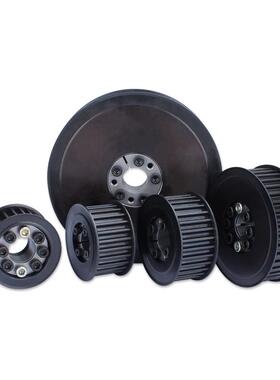 8M涨紧套同步轮24齿免键固定25/30/40齿孔现货Z2胀紧套同步带轮