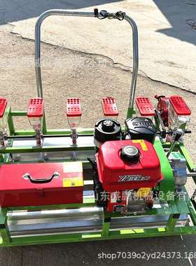 手扶一体式青菜育苗机小白菜精播机手动蔬菜播种机