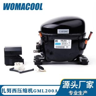 原装 意大利扎努西ZEL牌GML200A低背压展示柜R134A冷媒冰箱压缩机