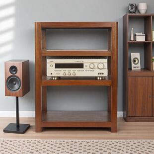 功放机柜实木机架发烧音响器材设备架家用胆机架原木音响支架