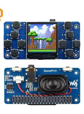 树莓派1.3寸LCD显示屏游戏喇叭支持Zero/4B/PI5/RP2040-PiZero