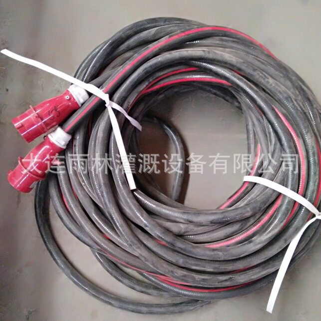 平移机牵引电缆 55米 拖移电缆4×2.5 厂家喷灌机配件