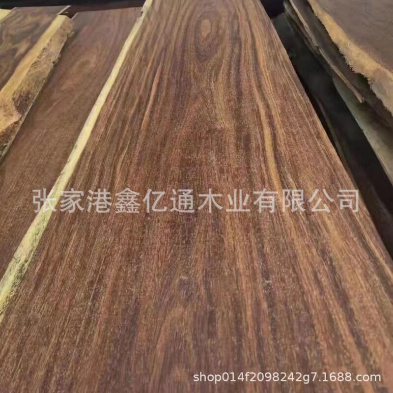 南美龙凤檀木 原木木材 加工ZWK黑苏里南龙凤檀实木地板料 二翅豆