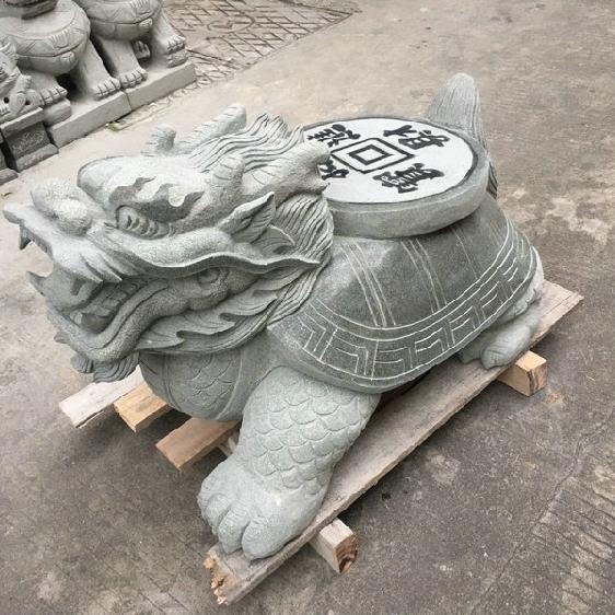 惠安青石龙头龟庭院喷泉