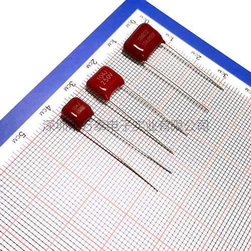 VTK薄膜电容CBB22250V104J0.1UF100NFP=5/7.5/10CLCBB电容