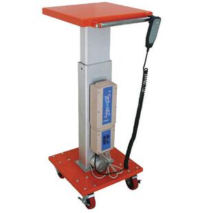 轻型电动升降台搬运车液压柱式平台车手推平台车可移动式平台车