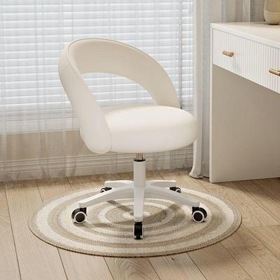 新款梳妆凳化妆女生家用卧室网红梳妆台美甲凳子滑轮化妆凳可升降