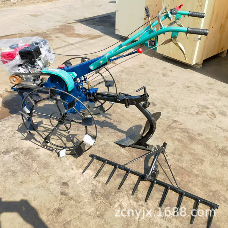批发三档手扶水田开沟犁地机