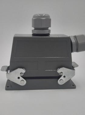 重载连接器热流道模具工业防水HDC-HE-024双出口