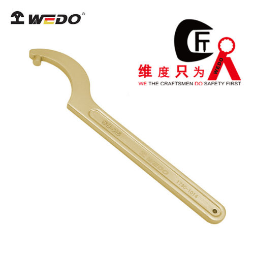 WEDO维度防爆工具无火防爆柱销式勾扳手防爆铝青铜勾扳手AL173C