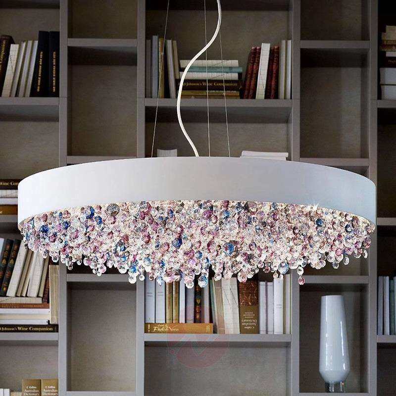 意式轻奢客厅吊灯设计师大气水晶灯创意感别墅餐厅卧室灯