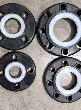 塑料沟槽卡口内丝法兰2寸DN50,2.5寸DN65,3寸DN80,DN100