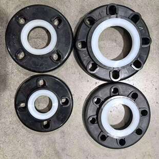 塑料沟槽卡口内丝法兰2寸DN50,2.5寸DN65,3寸DN80,DN100
