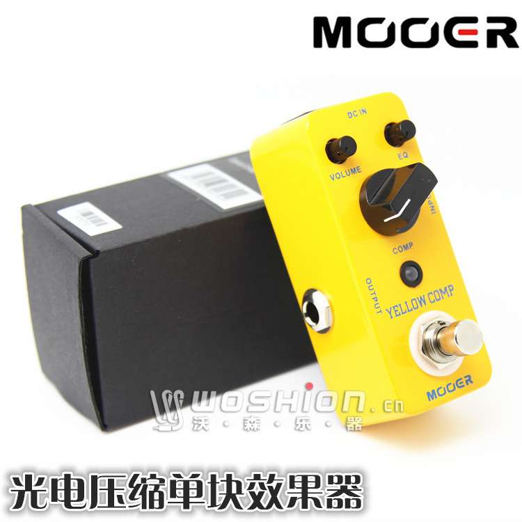 MOOER魔耳YELLOW COMP电吉他高动态光电压缩单块效果器