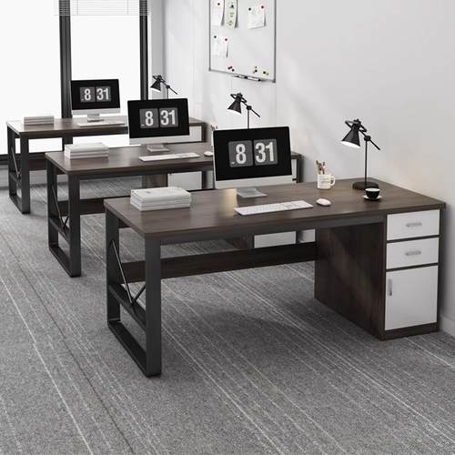 职员办公桌简约现代员工位桌椅组合办公室桌子家用简易书桌电脑桌